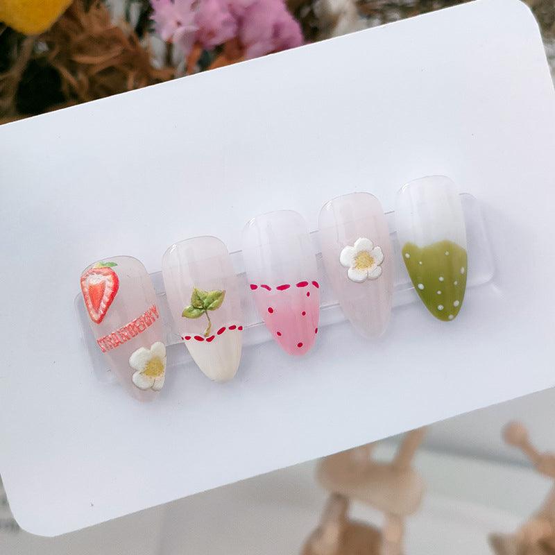 Tensor Nail Art Stickers Strawberry Sticker Decals - Nail MAD