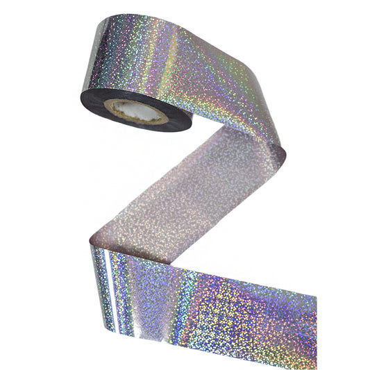 100m Sparkly Holographic Glitter Nail Foil Roll 842