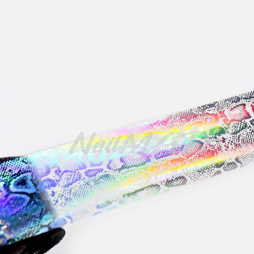 100meters Holographic Zebra Print Nail Transfer Foil Paper - Nail MAD