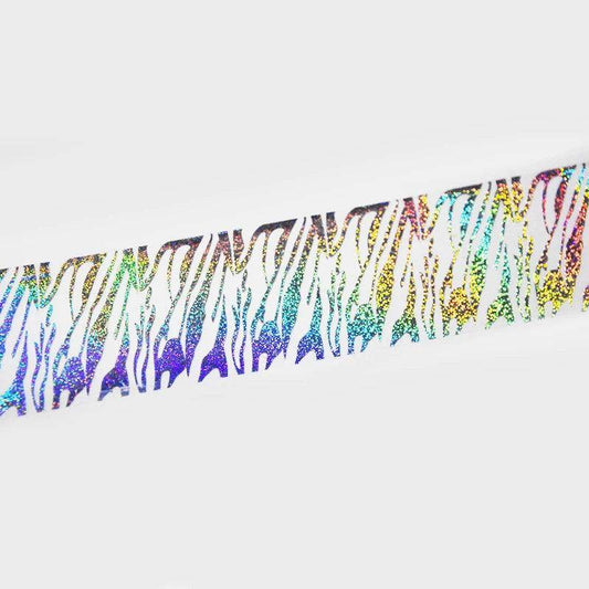 100meters Holographic Zebra Print Nail Transfer Foil Paper - Nail MAD