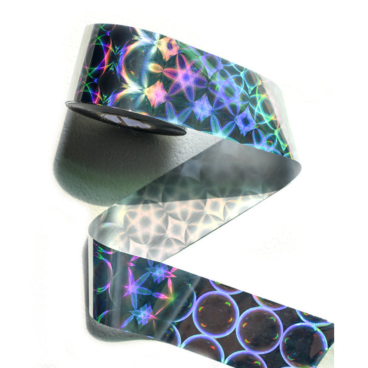 120m Cosmic Kaleidoscope & Bubble Holographic Nail Foil