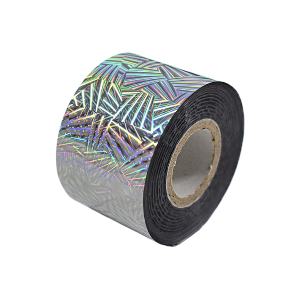 120m Geometric Prism Holographic Nail Foil | Shattered Glass Nail Art Transfers 2007