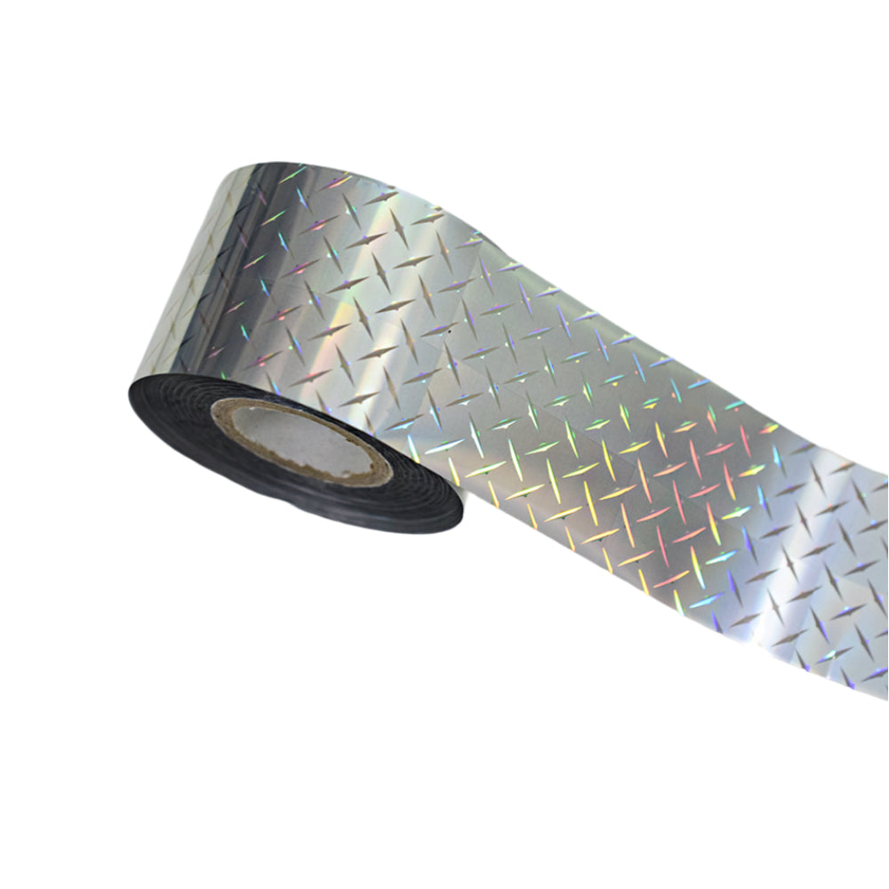 120m Holo Diamond Plate Nail Foil | Industrial Textured Nail Art Transfers 2030-1