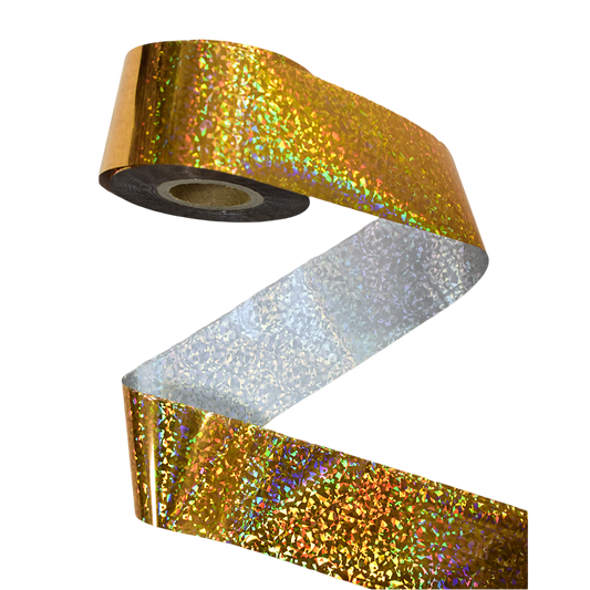 120m Holographic Shattered Glass Nail Foil Laser Nail Art Transfer Sticker 819