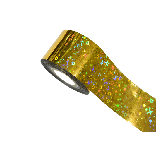 120m Holographic Starry Sky Nail Foil | Holo Galaxy Celestial Art Transfers