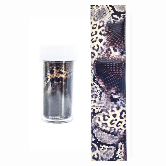 Savage Instinct Animal Print Nail Foil Strip 100cm - 339