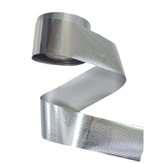 120m Silver Disco Ball Nail Foil | Glitter Chrome Party Nail Art 2001