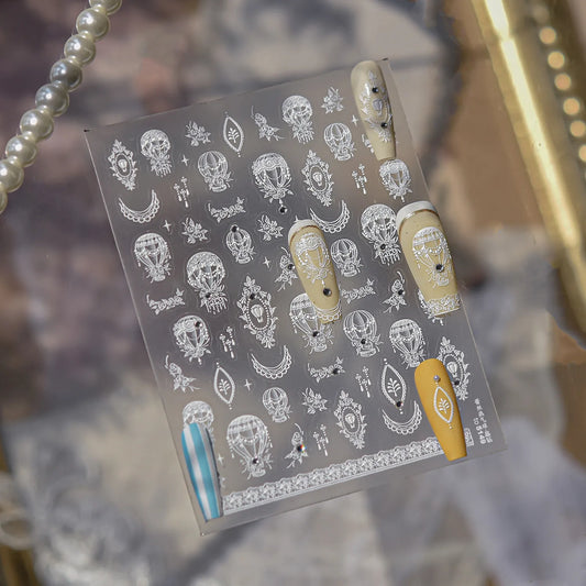 5D Hot Balloon Nail Stickers | Regencycore