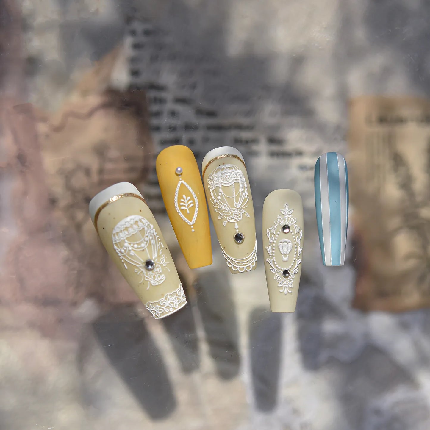 5D Hot Balloon Nail Stickers | Regencycore