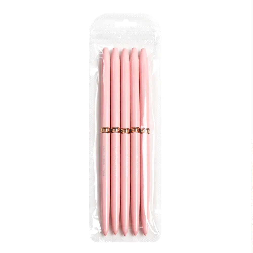 5pcs Nail Art Liner Brushes Sizes 6/9/11/15/25mm