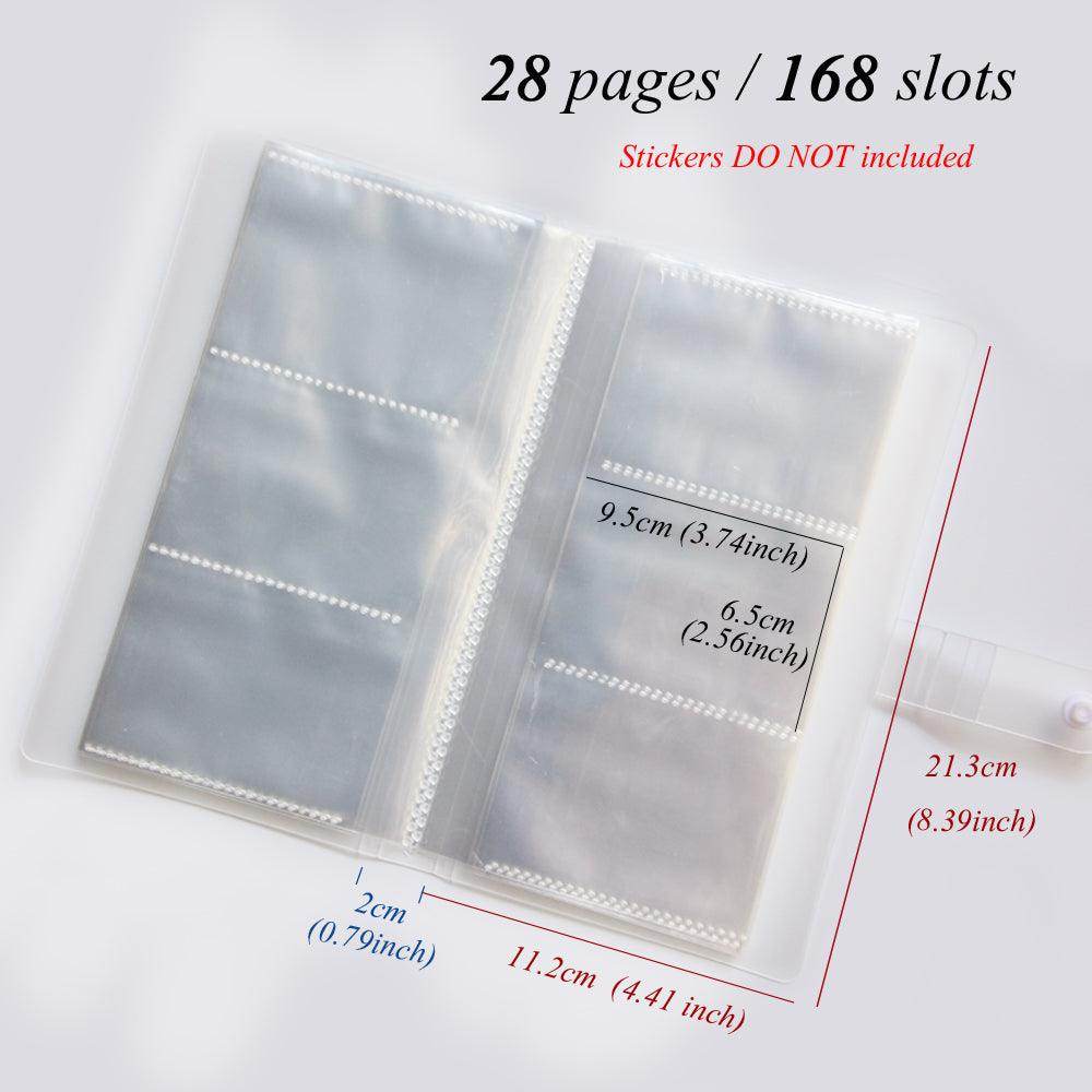 80/160slots Nail Sticker Storage Book Nail Water Slider Holder - Nail MAD