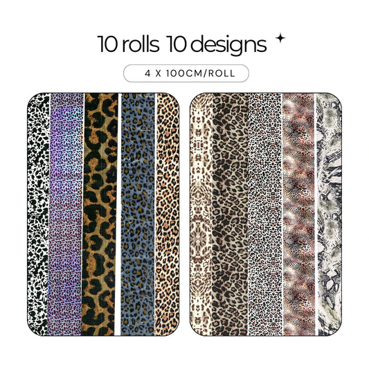 Wild Kingdom Animal Print Nail Foil Collection - 336