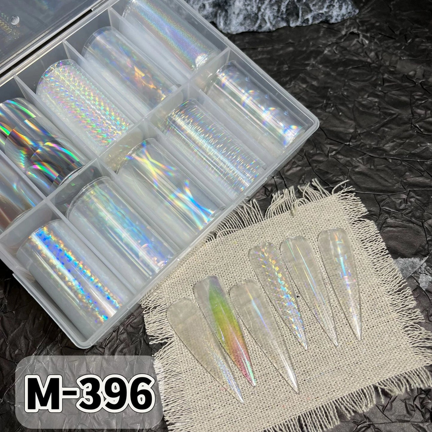 Cyber Prism Holographic Nail Foil Collection - 396