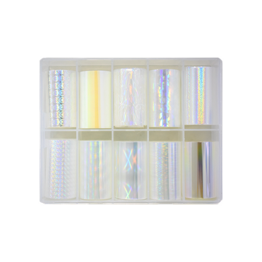 Aurora Glass Holographic Nail Foil Collection - 106