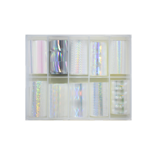 Cyber Prism Holographic Nail Foil Collection - 396