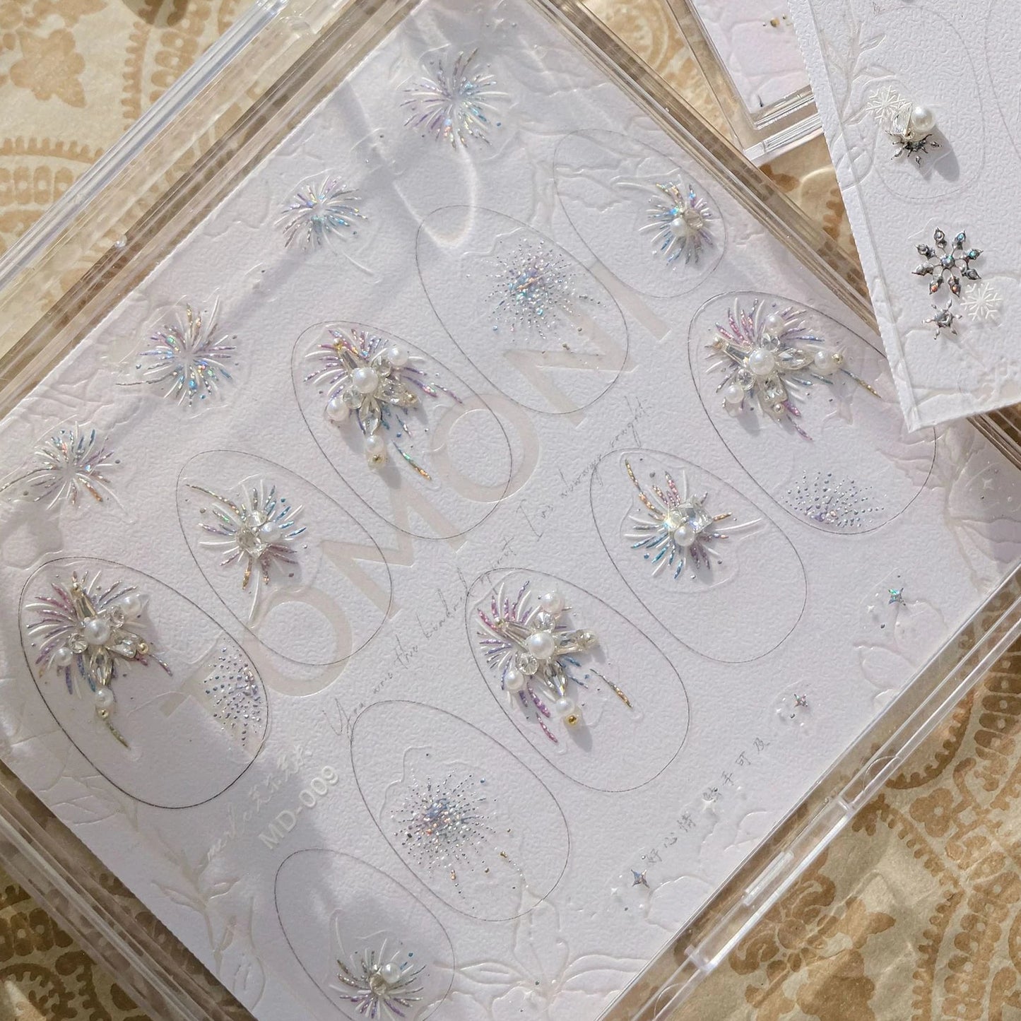 Handmade 5D Christmas Nail Charms Set