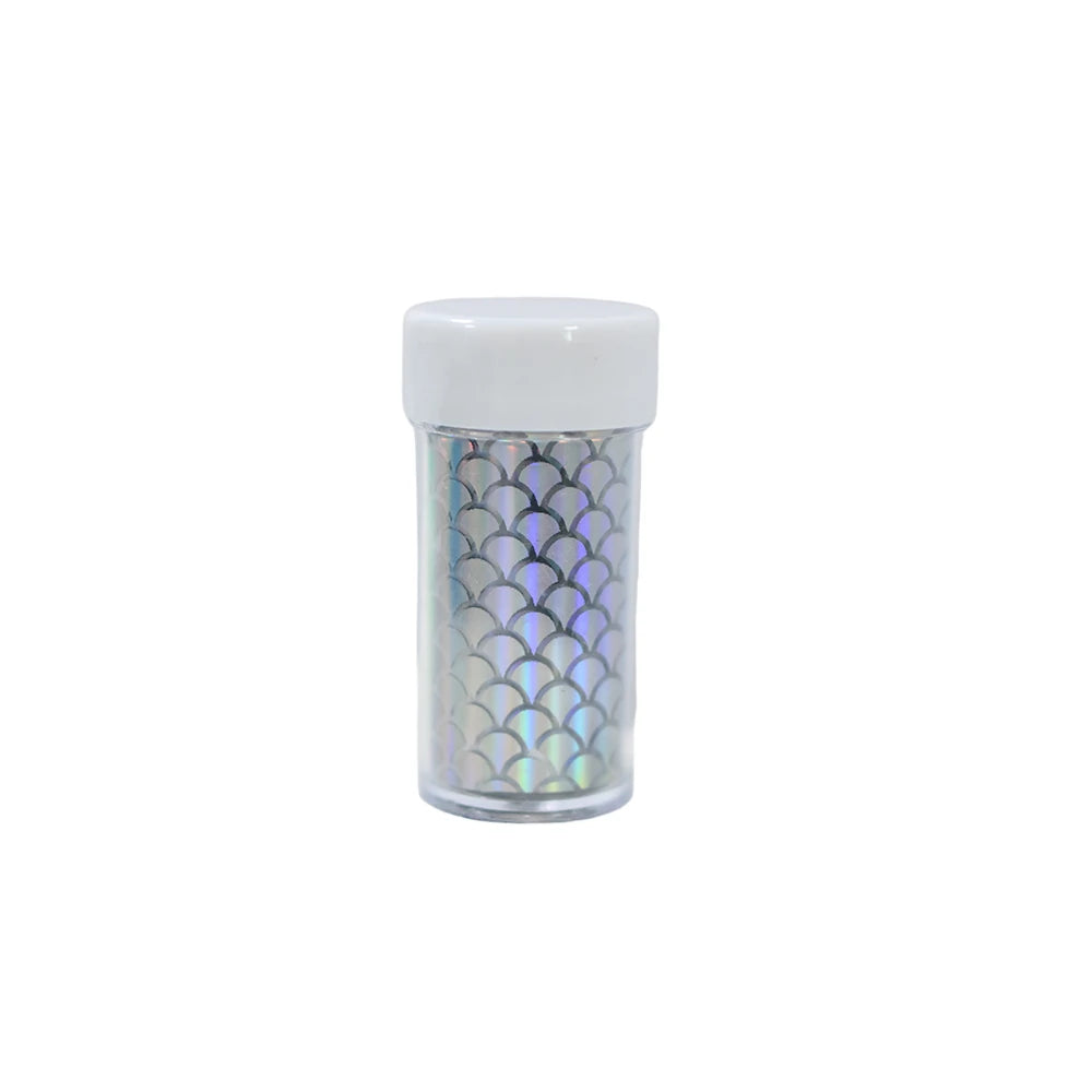 Holographic Mermaid Scale Nail Foil Strip 100cm