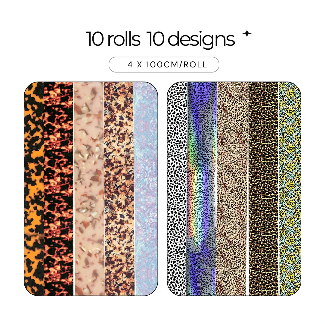 Fierce & Fabulous Nail Foil Collection - 335