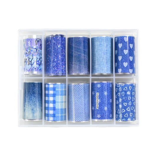 Denim & Dreams Y2K Nail Foil Collection - 389