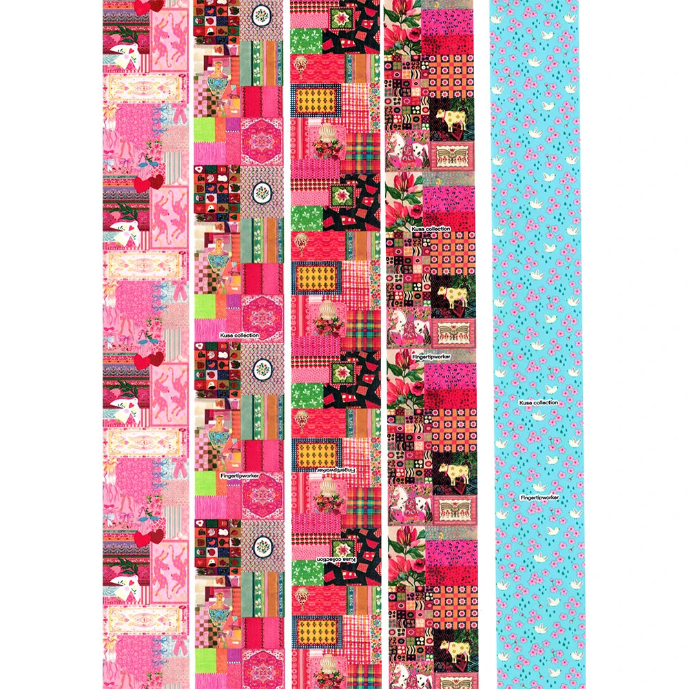 Maximalist Patchwork Nail Foil Collection - 381