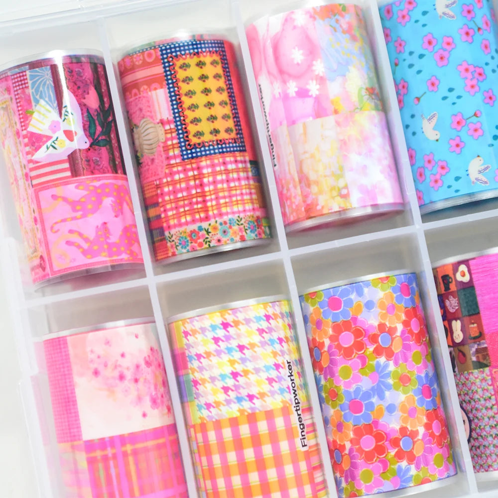 Maximalist Patchwork Nail Foil Collection - 381