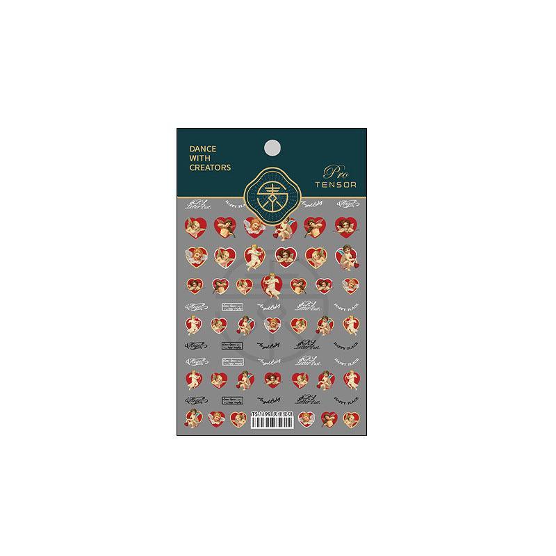 NailMAD Nail Art Stickers Adhesive Cupid Sticker Decals TS1199 - Nail MAD