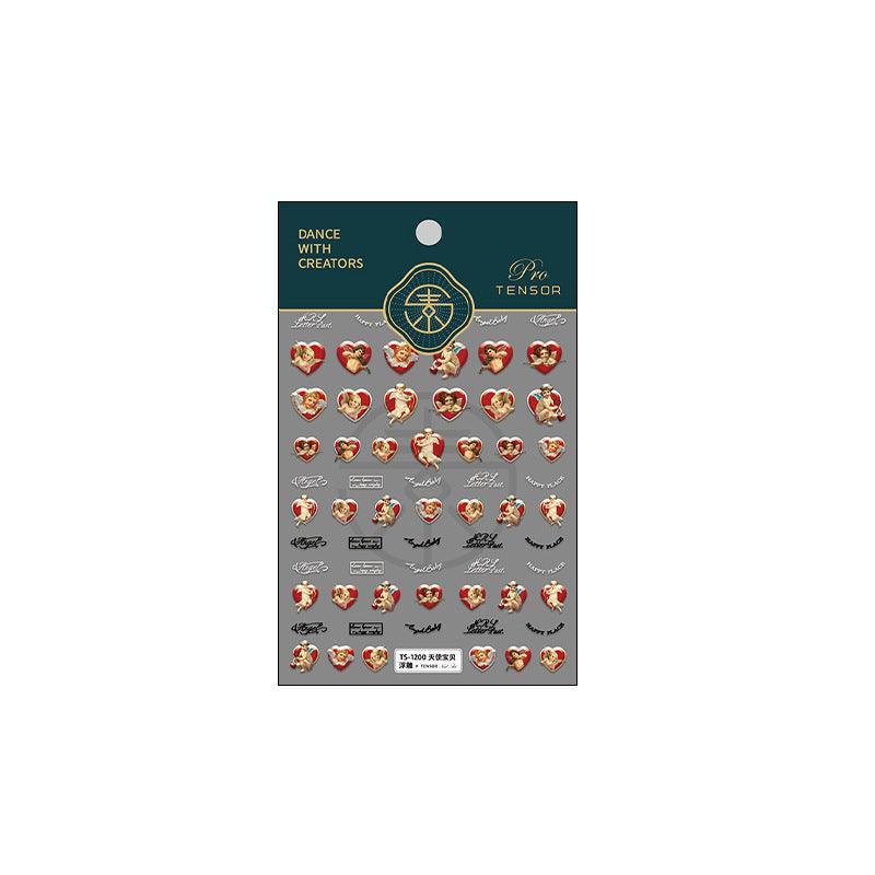 NailMAD Nail Art Stickers Adhesive Cupid Sticker Decals TS1199 - Nail MAD