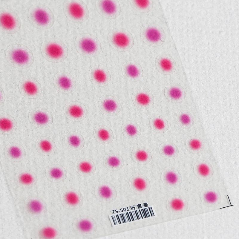 NailMAD Nail Art Stickers Adhesive Gradient Dots 3D Adhesive Decals TS500 - Nail MAD