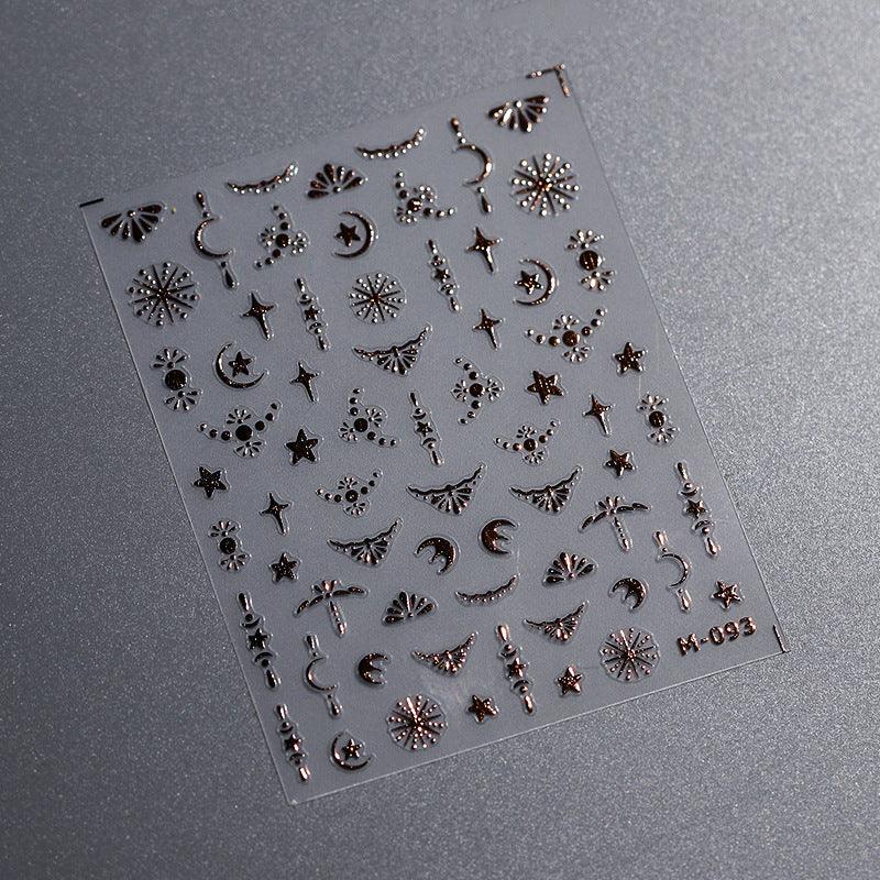 Tensor Nail Art Stickers Metal Colors Series Sticker Decals - Nail MAD