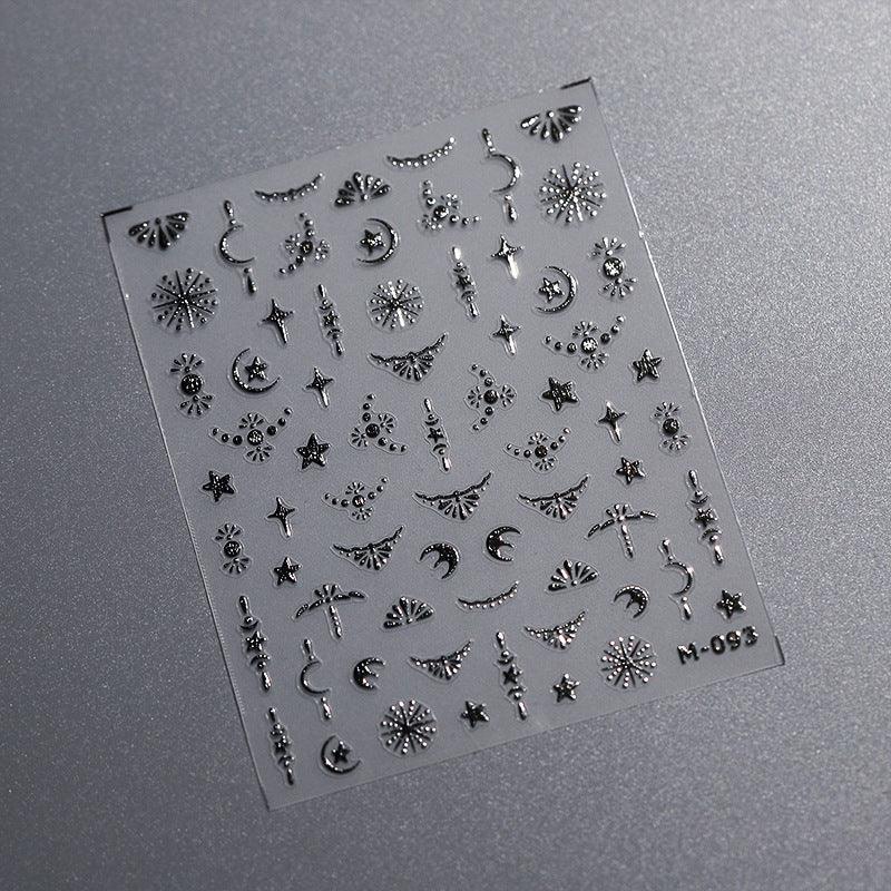 Tensor Nail Art Stickers Metal Colors Series Sticker Decals - Nail MAD