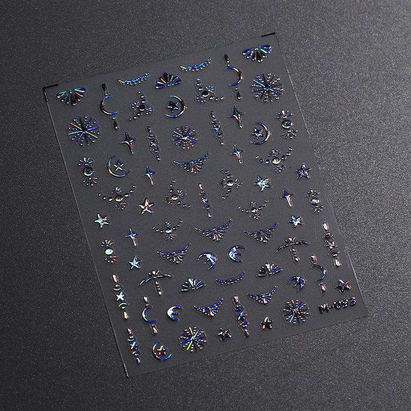 Tensor Nail Art Stickers Metal Colors Series Sticker Decals - Nail MAD