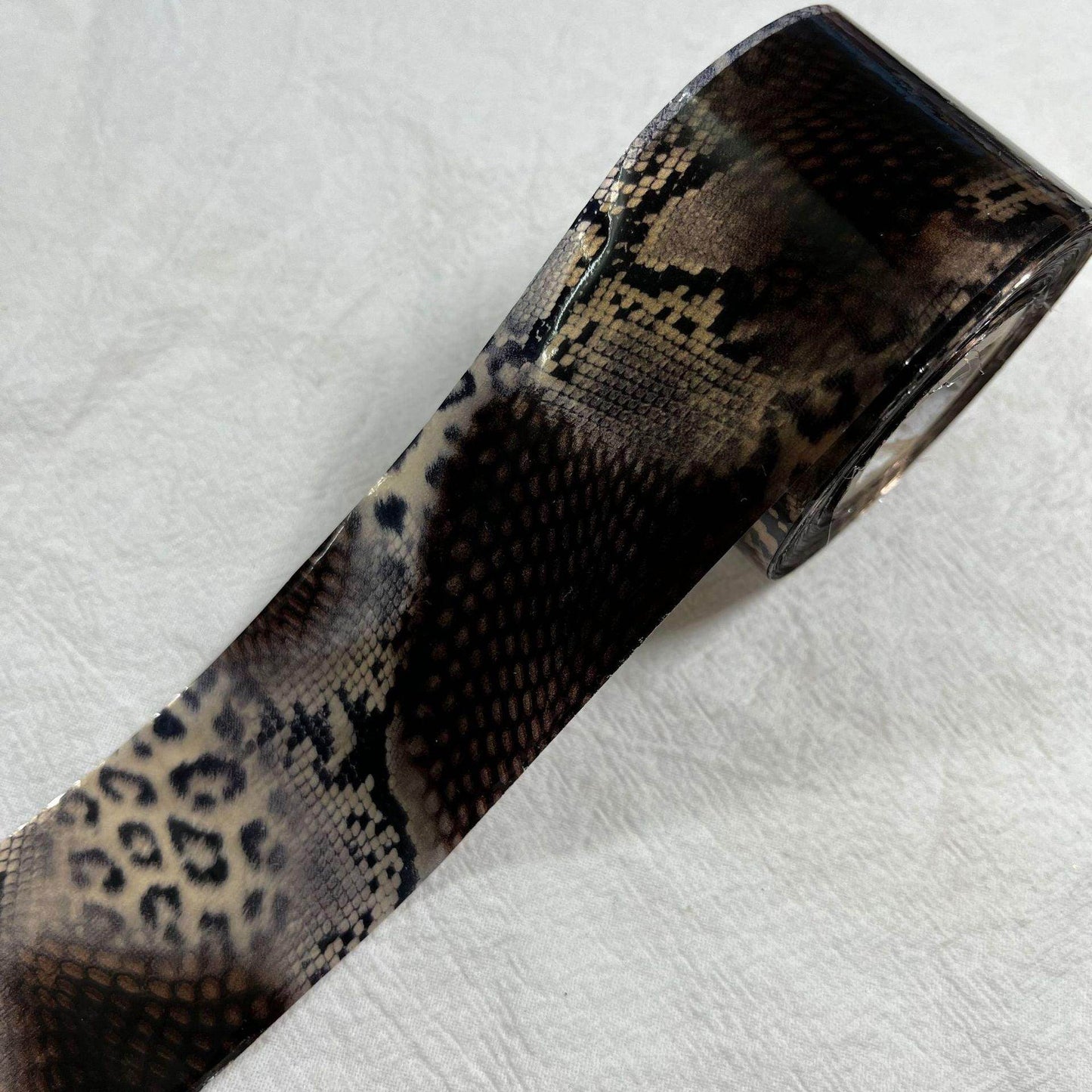 1roll 120m Leopard Nail Art Foils Animal Print Snakeskin Nail Transfer Foil Paper Starry Sky Paper Decoration - Nail MAD