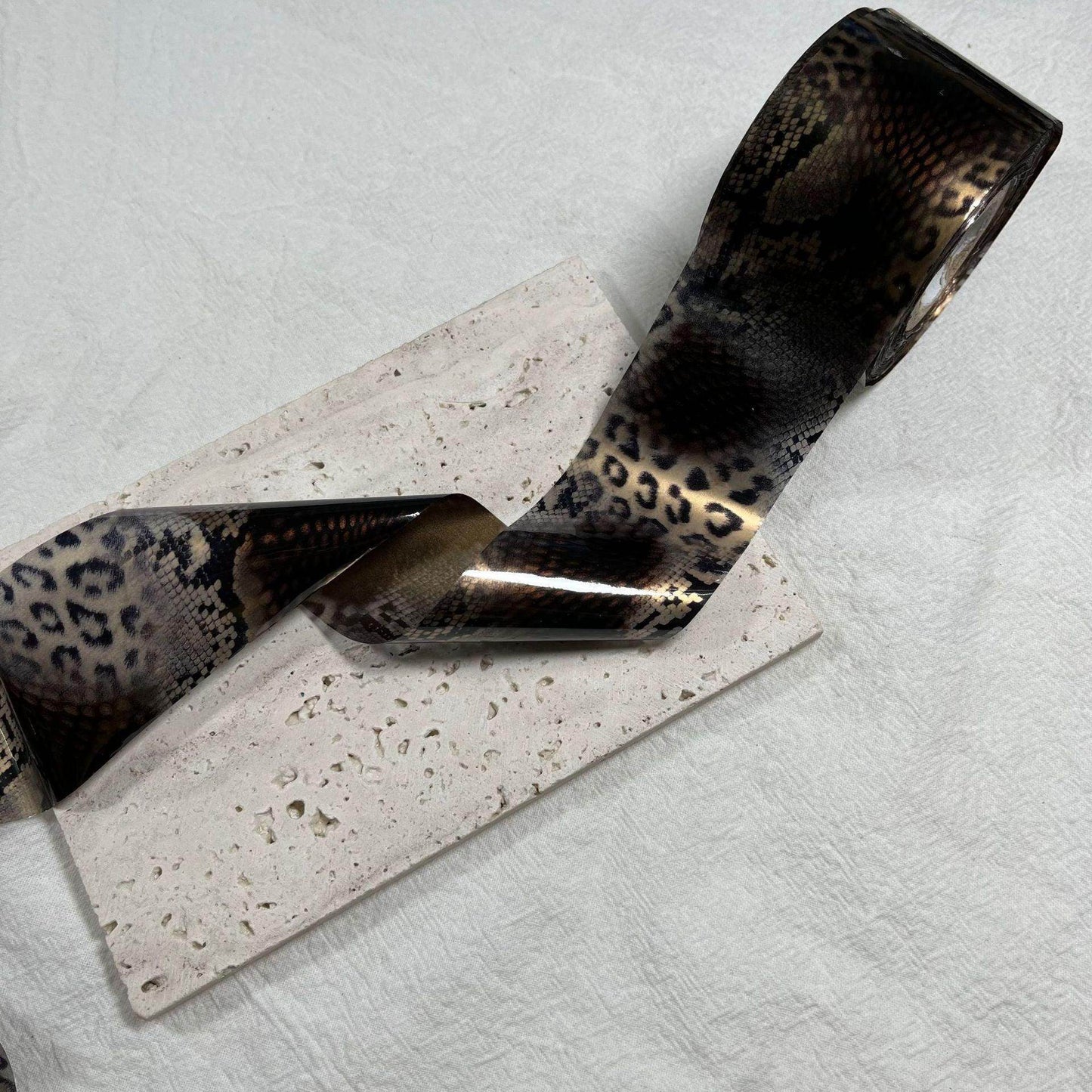 1roll 120m Leopard Nail Art Foils Animal Print Snakeskin Nail Transfer Foil Paper Starry Sky Paper Decoration - Nail MAD