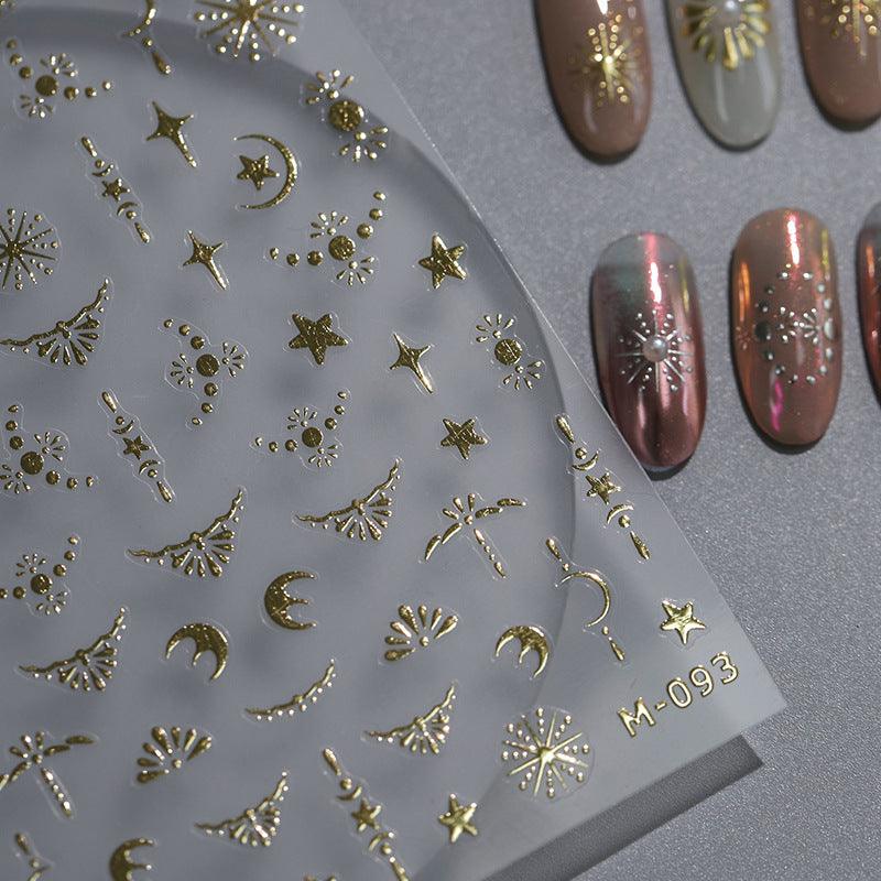 Tensor Nail Art Stickers Metal Colors Series Sticker Decals - Nail MAD
