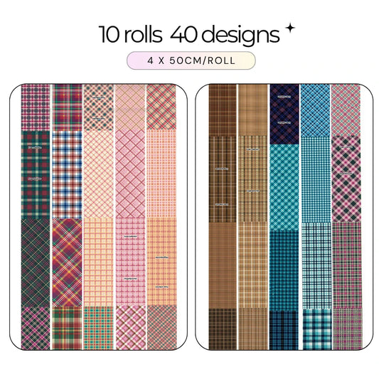 Plaid Perfection Nail Foil Collection (50cm) - 3958