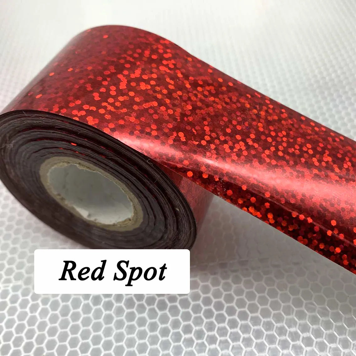 120m Holographic Metal Colors Crushed Glitter Spot Nail Foil Roll 838