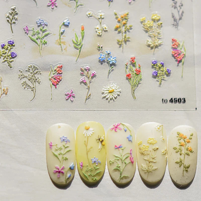 Flowers - Nail MAD