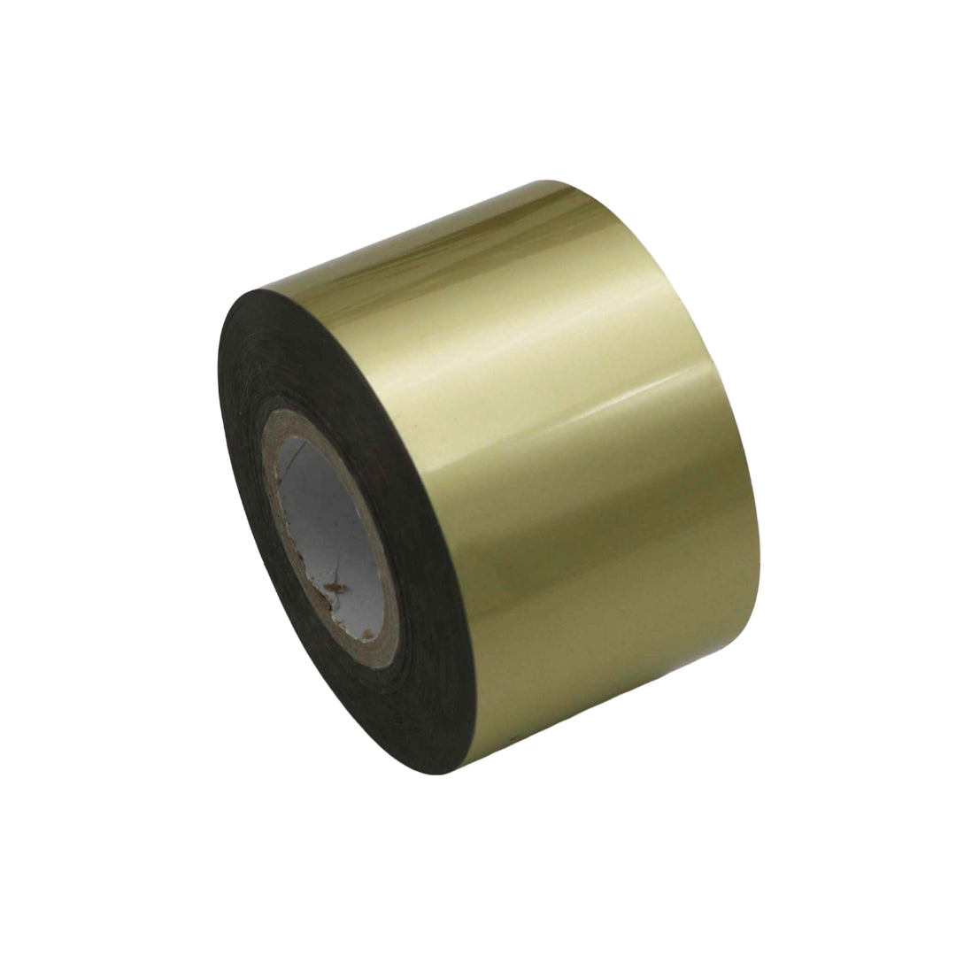 Metallic Gold Nail Foil Roll – 120m Silver Chrome Transfer Foil for Nails