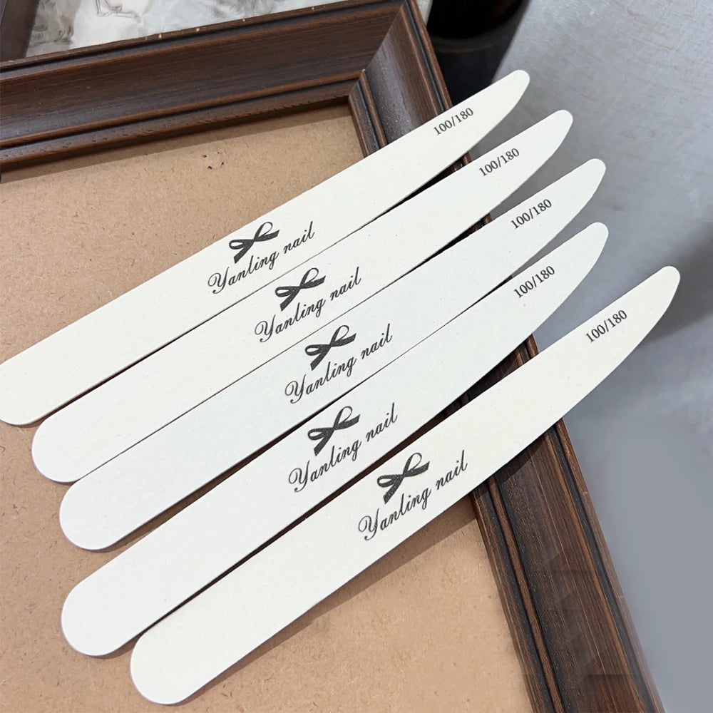 The Essential 100/180 Grit Nail File for Natural Nails(4-Pack)