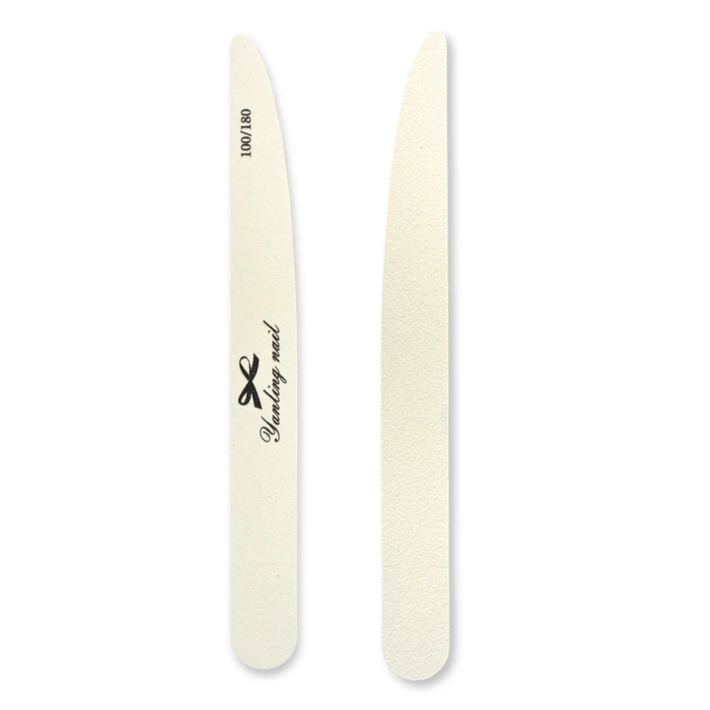 The Essential 100/180 Grit Nail File for Natural Nails(4-Pack)