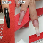 100/180 Red Half Moon Nail File (4-Pack)