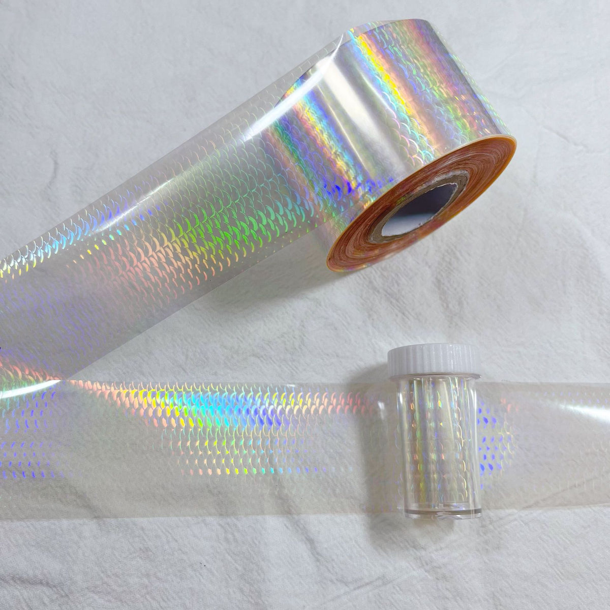 50m/100m Fish Scale Nail Art Transfer Foil Decals