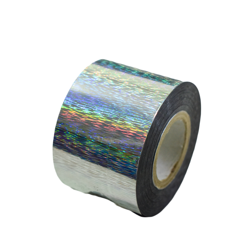 100m Holographic Laser Silver Lines Nail Foil 840