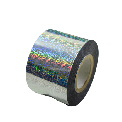 100m Holographic Laser Silver Lines Nail Foil 840