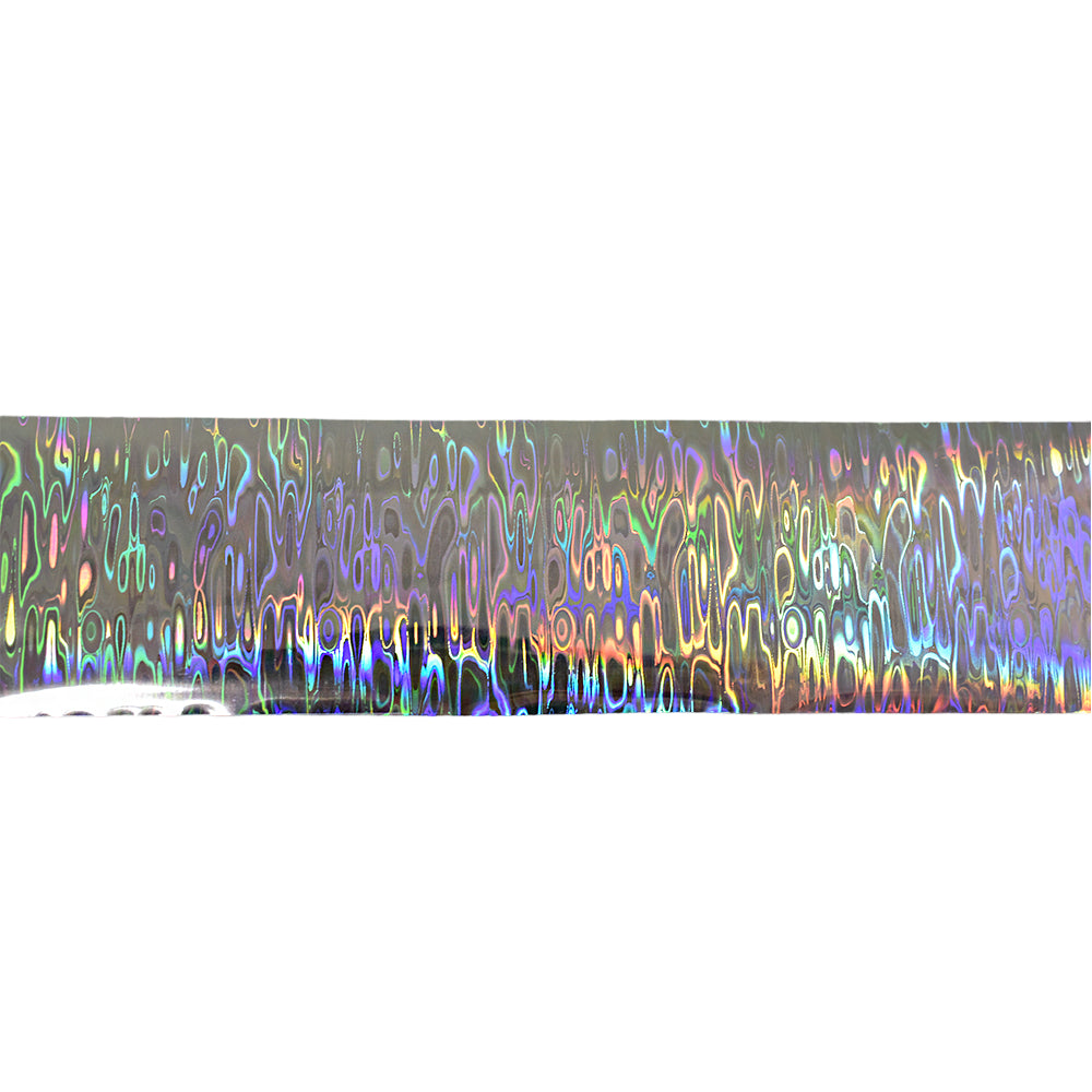 100m Oil Slick Holographic Nail Foil - Psychedelic Water Ripple Transfer Paper JK3