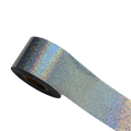100m Silver Holographic Sparkle Glitter Nail Foil 812