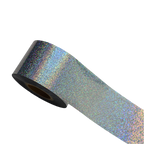 100m Silver Holographic Sparkle Glitter Nail Foil 812