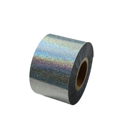100m Silver Holographic Sparkle Glitter Nail Foil 812