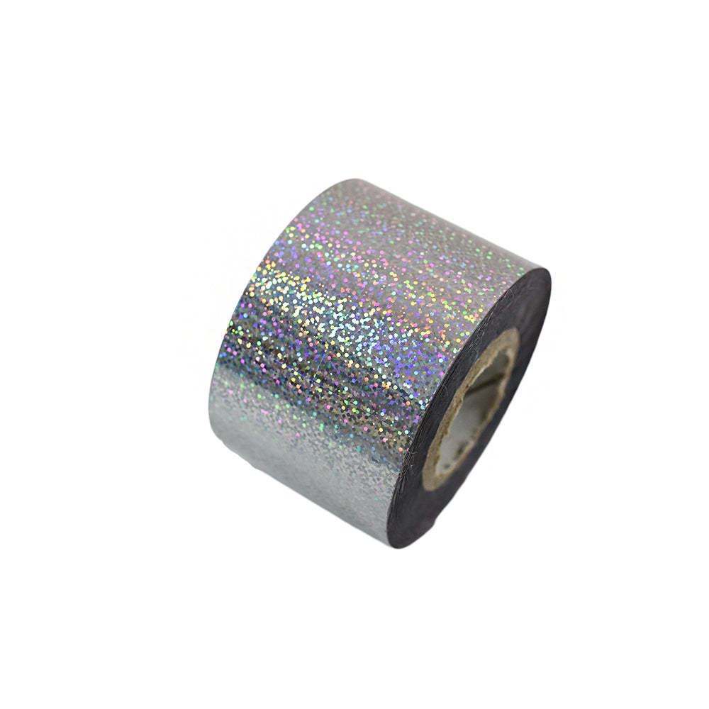 100m Sparkly Holographic Glitter Nail Foil Roll 842