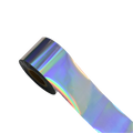 100meters Aurora Holographic Nail Art Transfer Foil - Iridescent Rainbow Chrome Finish Foil Paper
